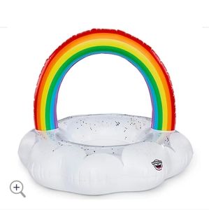 NIB Big Mouth Giant Rainbow 🌈 Pool Float